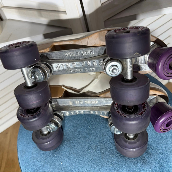 Riedell rare model 121 Performance roller skates competitive figure skating sz 9 - Picture 6 of 13